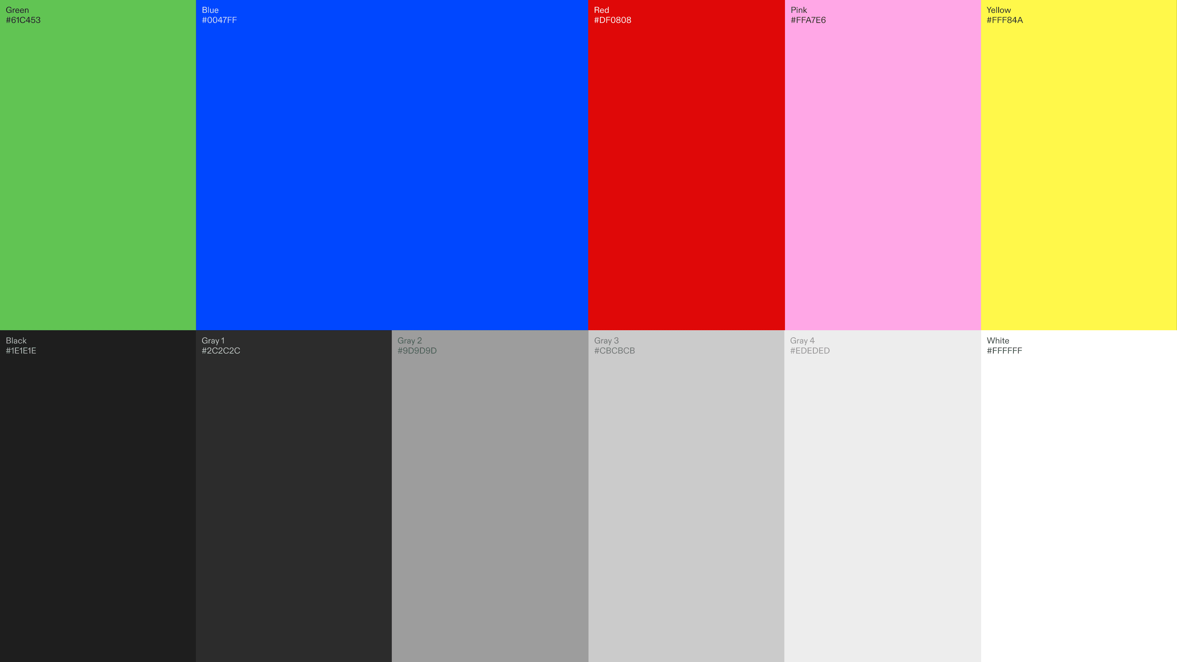 Tribute Brand color scheme